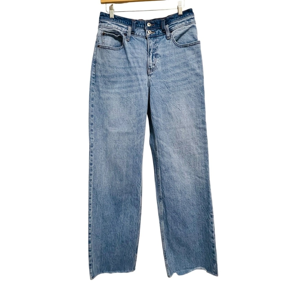 Abercrombie & Fitch 90s Relaxed Jeans Womens 8L Light Blue High Rise 90"s Style